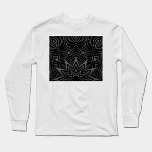 Gray symmetry Long Sleeve T-Shirt